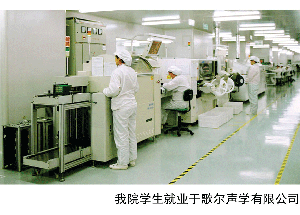濰坊工業(yè)技師學(xué)員就業(yè)于歌爾聲學(xué)有限公司