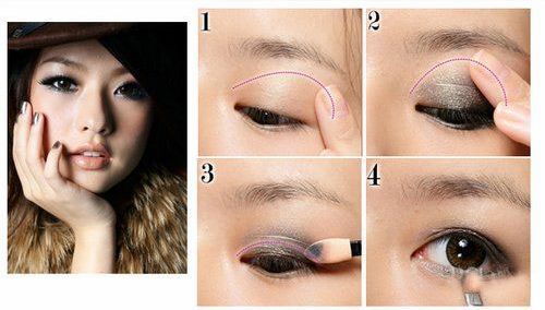 裸頰紅唇新妝容