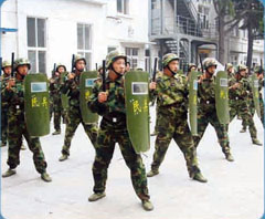 四八零八技校反恐訓(xùn)練